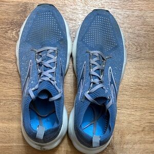 Brooks Womens Denim Blue Athletic Shoes
